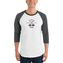 Load image into Gallery viewer, CHISEL FITNESS 3/4 sleeve raglan shirt